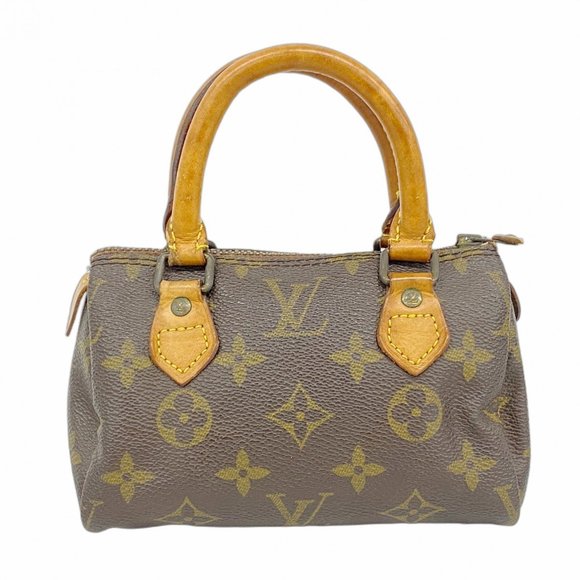 Louis Vuitton Monogram Mini Speedy Handbag M41534 Brown Women's P1323632 - Picture 1 of 11